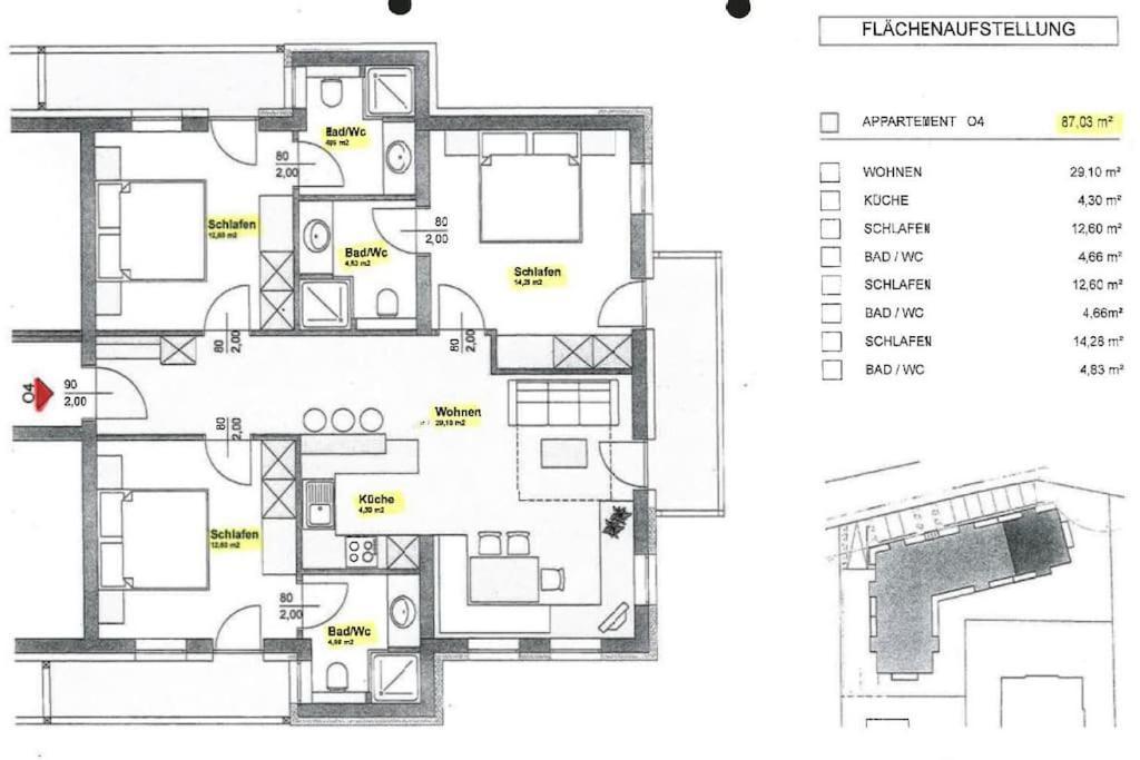 Exklusives Apt Mit 3 Schlafzimmern & 3 Baedern Wagrain Eksteriør bilde